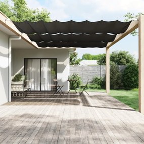 vidaXL Toldo vertical 200x420 cm tecido oxford antracite