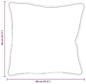 Almofada Branco 80 x 80 cm 85gsm 100% poliéster