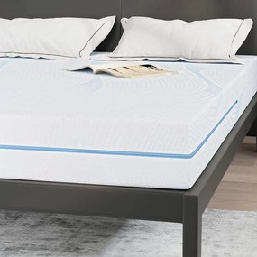 Colchões Branco 140 x 200 cm Tecido jacquard 100% poliéster