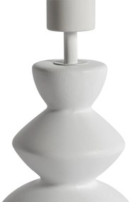 Candeeiro de mesa design cerâmica branca 15 cm sem abajur - Alisia Design
