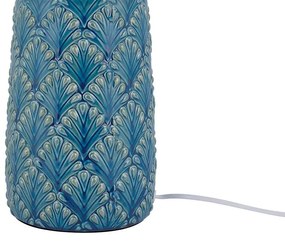Candeeiro de mesa em cerâmica azul 55 cm THAYA Beliani