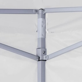 Tenda dobrável profissional festas 4 paredes 3x3m aço branco