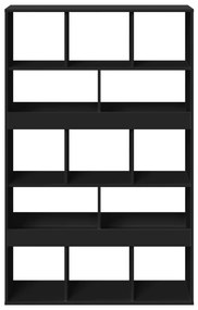 Estante 100x33x156,5 cm derivados de madeira preto