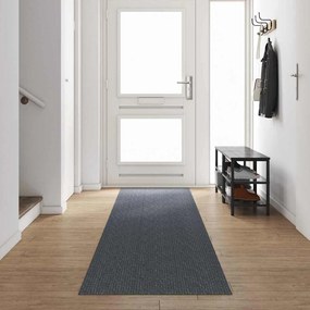 vidaXL Runner de Carpete Cinzeto 80 x 500 cm tecido