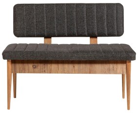 Conjunto de Mesa de Jantar Extensível Vina – Pinho Atlântico Antracite