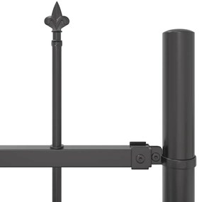 Cerca para Jardim Cinzeto 5.1 x 1 m Aço revestido a pó