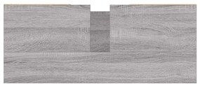 Armário de casa de banho 80x33x60 cm deriv.madeira cinza sonoma