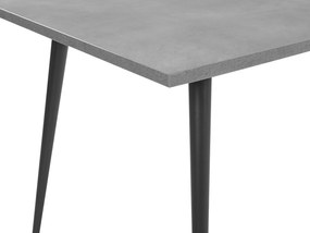 Mesa de Jantar com efeito de concreto 160 x 80 cm SANTIAGO Beliani