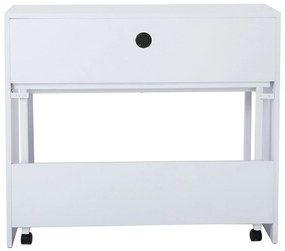 Mesas de Computador HOMCOM Branco Madeira 100x36x88cm