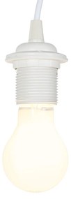 LED Conjunto móvel de 5 suportes de lâmpada brancos incl. lâmpadas A60 - Move Moderno