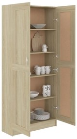 Estante 82,5x30,5x185,5 cm derivados de madeira carvalho sonoma