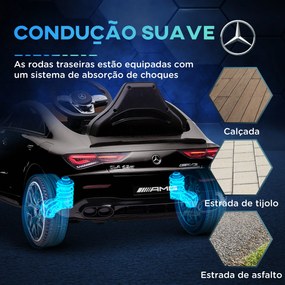 AIYAPLAY Carro Elétrico para Crianças acima de 3 Anos Carro Mercedes A