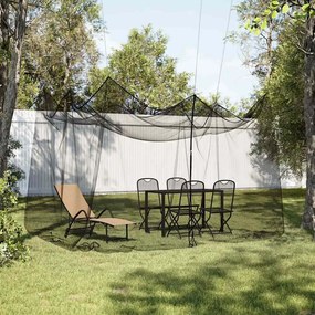 vidaXL rede mosquiteira p/ interior exterior malha preto 300x300x250cm