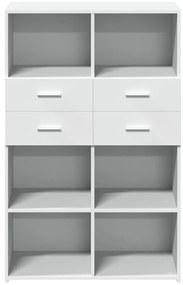 Armário alto 80x42,5x124 cm derivados de madeira branco