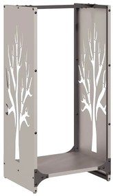 Rack Lenha 40x30x80 cm aço resistente às intempéries