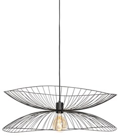Candeeiro de suspensão design preto 66cm - Pua
