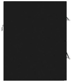 Armário lavatório 60x38,5x48 cm derivados de madeira preto