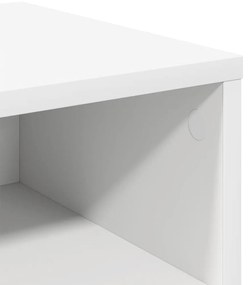 Mesa-de-cabeceira 40x30x30 cm aglomerado branco