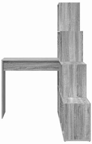 Secretária de canto Sonoma cinzento 101,5 x 149,5 x 149,5 cm