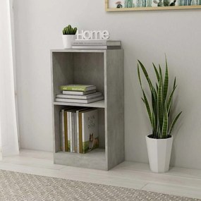 vidaXL Estante 40x24x75 cm derivados de madeira cinzento cimento
