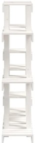 Suporte para plantas 104,5x25x109,5 cm pinho maciço branco