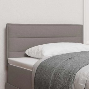 Cabeceira vidaXL Design Linhas Taupe 80 cm Tecido