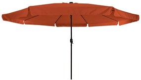 Guarda-Sol com Luzes LED ø395x245 cm Terracota