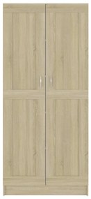 Estante 82,5x30,5x185,5 cm derivados de madeira carvalho sonoma