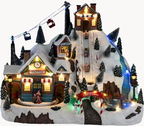 Decoração de Natal LED com temporizador Ski Slope