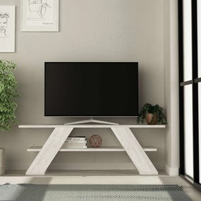 Móvel de TV "Luna" – Branco Velho – 120 x 40 x 33,5 cm – Design Modern