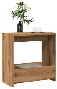 Mesa de apoio 50x26x50cm derivados madeira carvalho artisiano