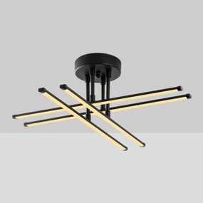 Candeeiro de Teto Exhaust – Preto – 61x22x61 cm