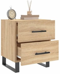 Mesa cabeceira 40x35x47,5 cm derivados madeira carvalho sonoma
