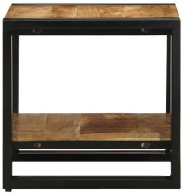 Mesa de centro vidaXL 40x50x38 cm Madeira de mangueira maciça