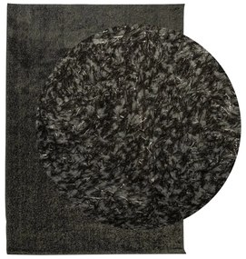 Tapete de pelo alto aspeto brilhante ISTAN 240x340cm antracite